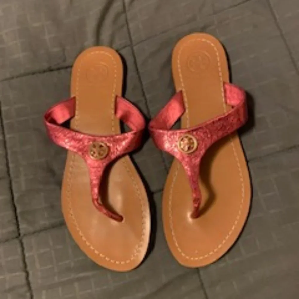 Tory Burch Cameron Metallic Pink